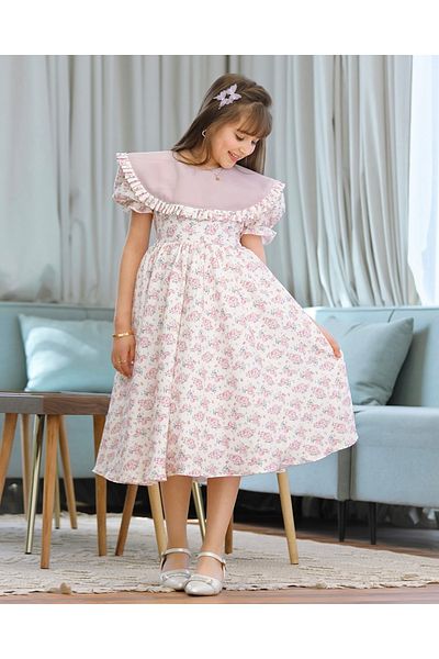 Totikids Girls' sporty floral dress - 909
