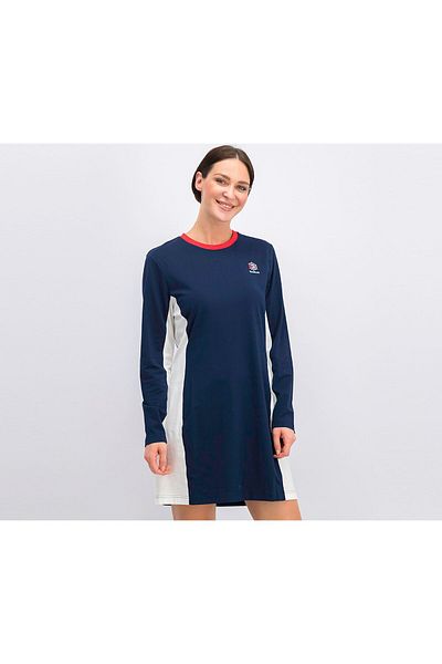 Reebok Women Classic Dress, Dark Blue and White