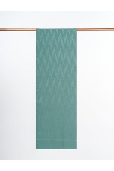 Kayra Geometric Pattern Sapphire Shawl Mint