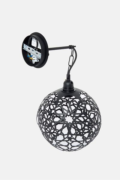 Opviq Sleek And Modern Wall Lamp, Black