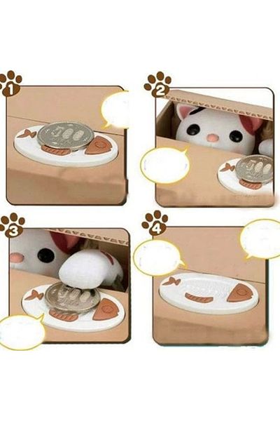 Lenaca Thief Money Stealing Cat Piggy Bank