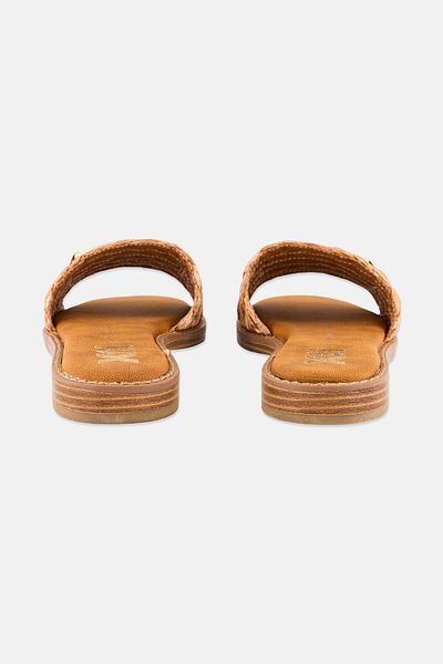 XTI Women Slip On Leather Flats, Camel