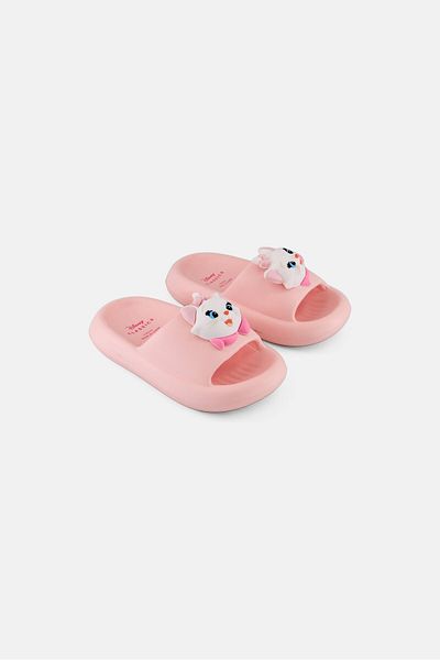 Disney Toddlers Girl Slip On Slides, Pink