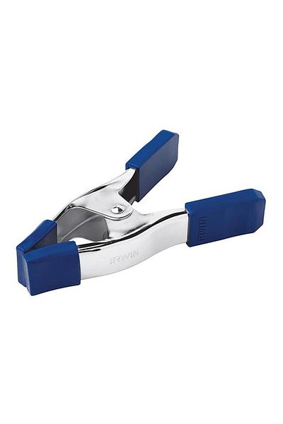 Generic IRWIN Quick Grip Metal Spring Clamp Blue and Silver 2inch