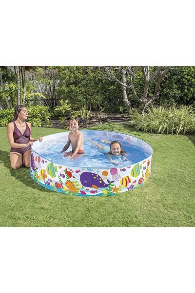 Intex Snapset Ocean Play Pool for Kids – 1.83m Wide, 38cm Deep