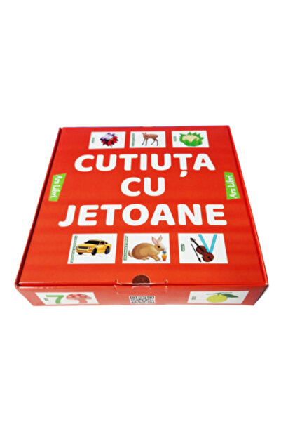 Editura Ars Libri Cutiuta cu jetoane contine 512 jetoane - ed. a II-a (rosie)