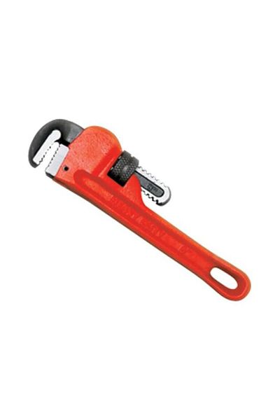 Generic مفتاح أنابيب عالي التحمل من Performance Tool، برتقالي ورمادي، مقاس 8 بوصات، W1133-8B