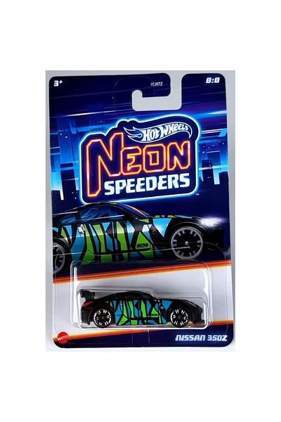 HOT WHEELS Neon Speeders Nissan 350Z Die-cast Car, 1:64, Black