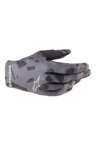 Alpinestars Youth Radar Çocuk-Genç Off-Road Motosiklet Eldiveni Gri Kamo