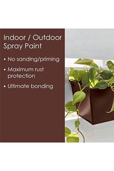 Generic KRYLON Fusion All-In-One Spray Paint and Primer Satin Espresso Brown 12oz K02738007