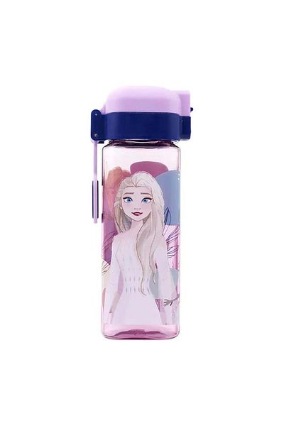 Generic STOR Frozen Ecozen BPA-Free Water Bottle with Safety Lock Purple and Blue 550ml