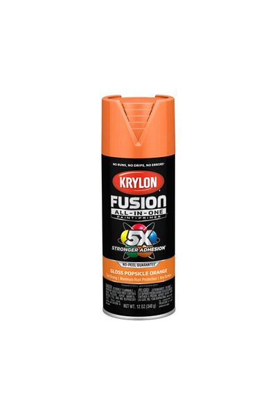 Generic KRYLON Fusion All-In-One Spray Paint and Primer Popsicle Orange 12oz K02718007