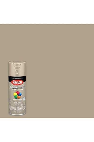 Generic KRYLON Colormaxx Indoor and Outdoor Spray Paint and Primer Khaki 12oz K05526007