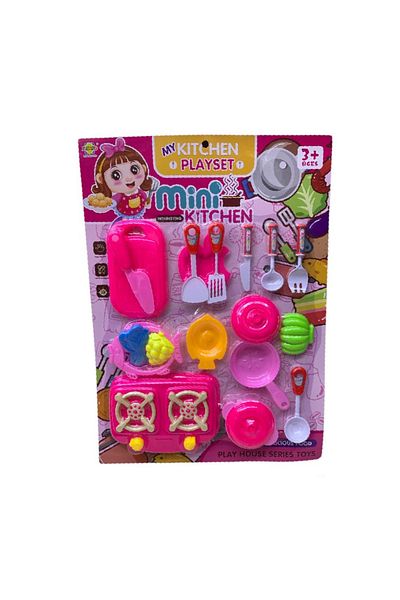 rexa My Kitchen Playset Mini with Stove Sink and Cooking Accessories