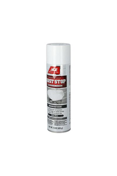 Generic ACE Indoor/Outdoor Rust Stop Protective Enamel Spray Paint White Gloss 15oz I00001A07