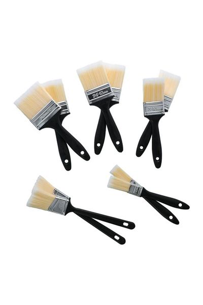 Generic Regal 10-Piece Paint Brush Set Multicolor