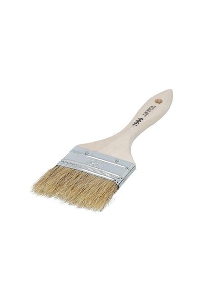 Generic LINZER Natural Wooden Handle Flagged Bristles Paint Brush Multicolor 2-1/2inch 1500-2-1/2