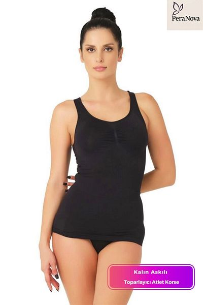 PeraNova Special Production Tightening 2 Sizes Slim Look Firming Flexible Thick Strap Undershirt Corset