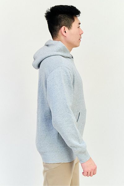 New Balance Men Relaxed Fit Long Sleeves Outdoor Hoodie, Grey