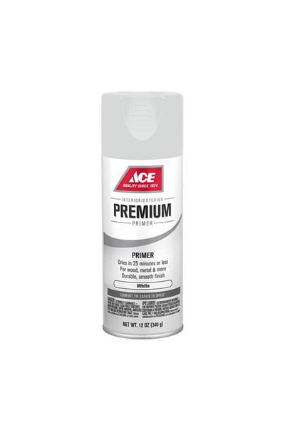 Generic ACE Premium Smooth Enamel Primer Spray Paint White 12oz