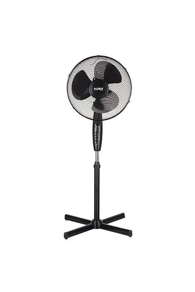 Floria VENTILATOR CU PICIOR ZLN-1181, D 40 CM, 40 W, 3 TREPTE VITEZA, INALTIME REGLABILA MAX 130 CM, NEGRU