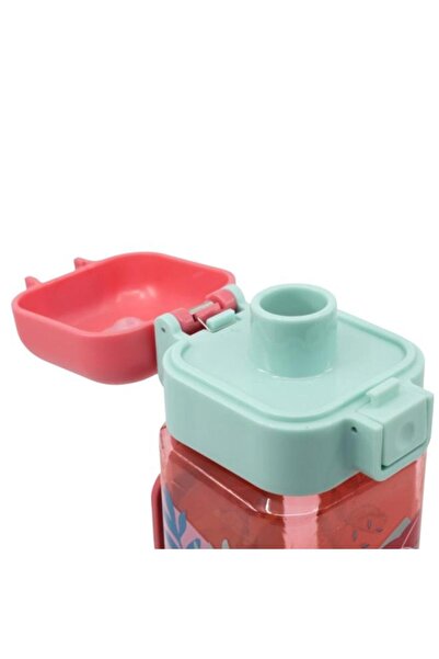 Generic زجاجة مياه STOR Minnie Mouse Ecozen خالية من مادة BPA مع قفل أمان باللونين الوردي والأزرق، 550 مل