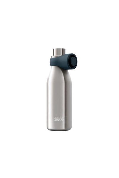 Generic Joseph Joseph Loop Vacuum Insulated Stainless Steel Elegant Water Bottle Silver 500ml