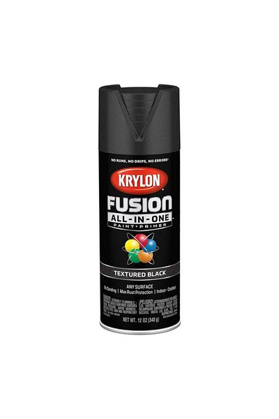 Generic KRYLON Fusion All-in-One Indoor and Outdoor Spray Paint and Primer Black 12oz K02776007