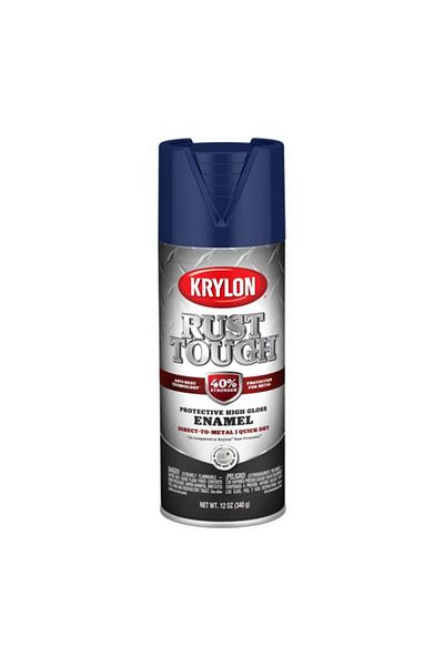 Generic KRYLON Anti-Rust Technology Protective High Gloss Enamel Spray Paint Navy Blue 12oz K09265008