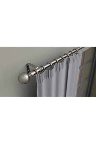 Generic Micasa Durable High Quality Long Lasting Sturdy Ball Curtain Rod Gold 160-310cm
