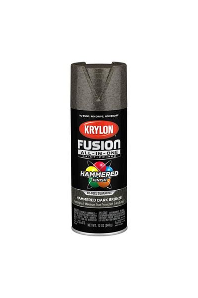 Generic KRYLON Fusion All-In-One Rust Resistant Spray Paint Hammered Dark Bronze 12oz K02787007