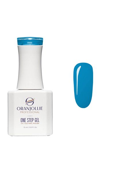Intisimo Oja semipermanentă, profesională, 15 ml, într-un singur pas, cod OM239, lucioasă, albastră