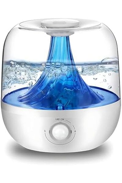 Biki مرطب هواء بالموجات فوق الصوتية Cool Mist سعة 3 لتر - 25 واط، هادئ للغاية، تعبئة علوية، إيقاف تشغيل تلقائي، اختلاف الزيوت العطرية