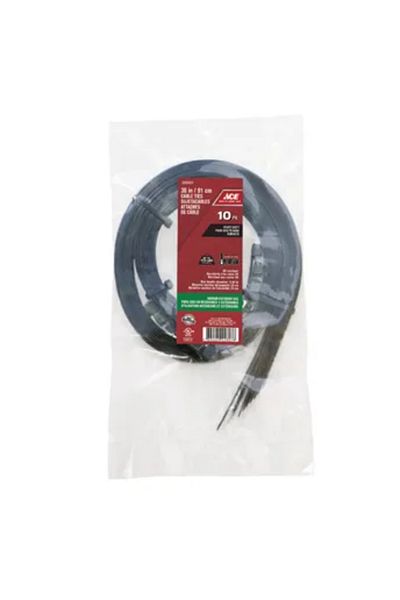 ACE Polypropylene Cable Tie Pack (91.44 cm, 10 Pc., Black)