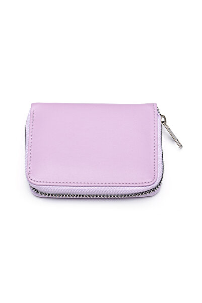 Wonderi Zippered Purple Color Quality Stylish Design Wallet in Gift Box