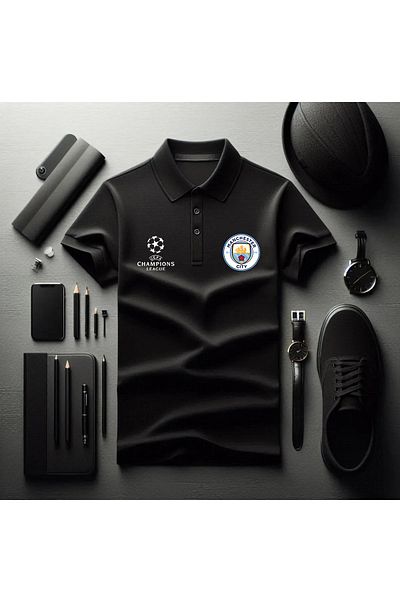Pisa Art M.City Devler League Special Design Polo Neck T-Shirt