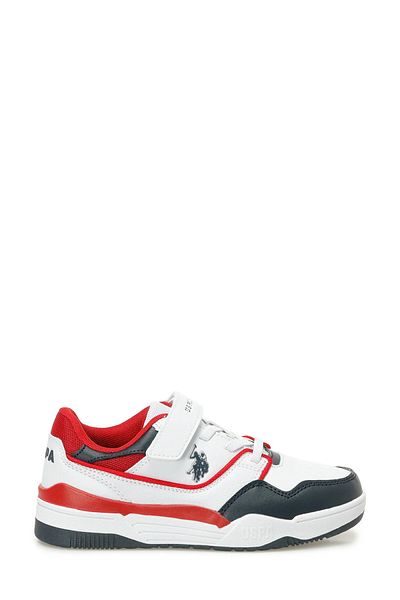 U.S. Polo Assn. Polo original din SUA Tenis de culoare alb roșu pentru băiat