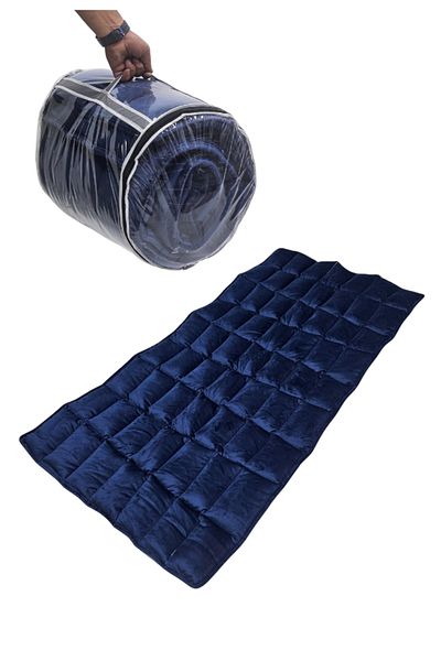 smart home Luxury single bed sheet 190 x 90 x 6 cm - soft polyester fabric with 100% natural cotton filling with a transparent bag