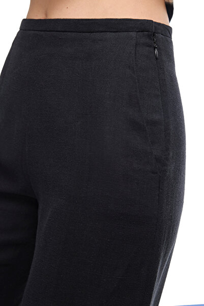 Perspective Cotton High Waist Wide Leg Pants