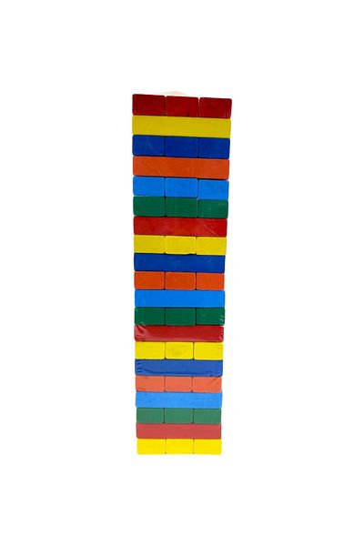 Jenga 54 Pcs Wooden Stacking Blocks Game – Classic Tower Game for Kids & Family Fun, 29cm Height