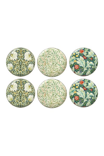 Lucky Art Sylva New Bone China Porcelain 27cm 6-Piece Serving Plate