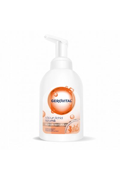 GEROVITAL Gerovital Foaming Liquid Soap with Natural Oils, 300 ml