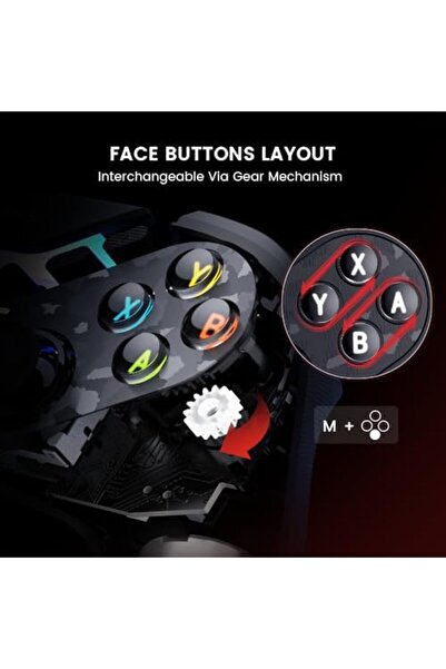 GameSir Tarantula Pro Wireless Controller for Switch/PC/iOS/Android with Charging Dock