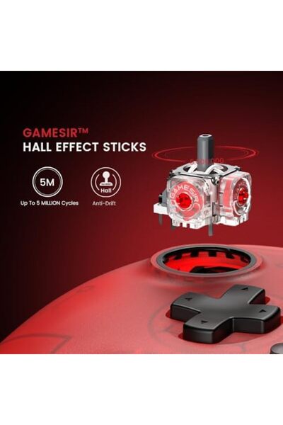GameSir T7 Wired Controller with Hall Effect Joysticks, Plug and Play Gaming Gamepad for Xbox Series