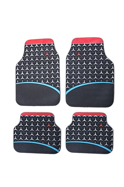 Generic Mercedes-Benz Universal Floor Mats – Abstract 3-Pointed Star Design