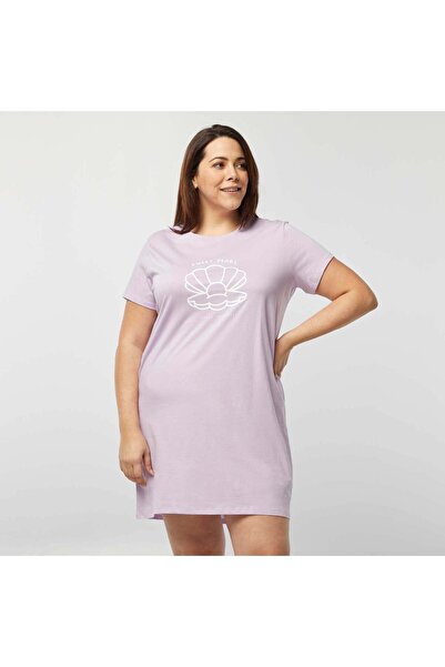 KIABI Jersey nightshirt PURPLE