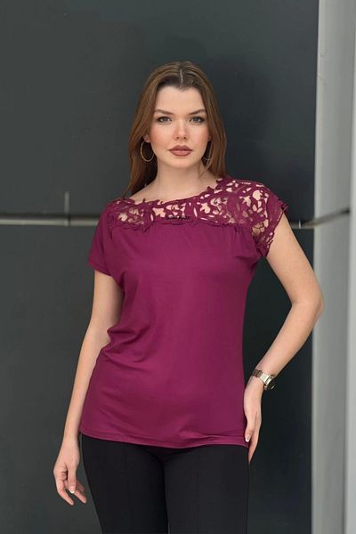MODANİCE Robasi Guipure Blouse