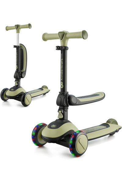 Kinderkraft Halley 2'si 1 Arada Scooter ve Denge Bisikleti, 1 Yaş+, 50 kg'a K...