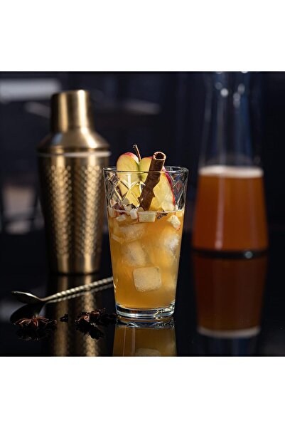 Home Lotte Tall Glasses 6 Pcs 370 ml Water, Soft Drinks, Lemonade, Highball, Cocktail Glass (Poland)