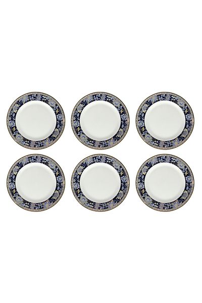 Lucky Art Luckyart Eudora Bone 27cm Set of 6 Plates